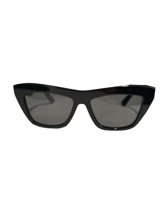 New Bottega Veneta BV1121S Cat Eye Black Sunglasses